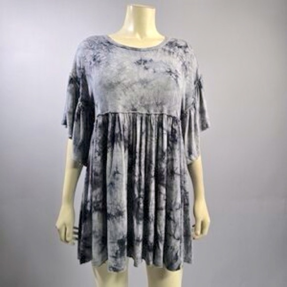 Urban Outfitters Baza Ruffle Mini Frock Dress ~ size Small - Picture 1 of 7